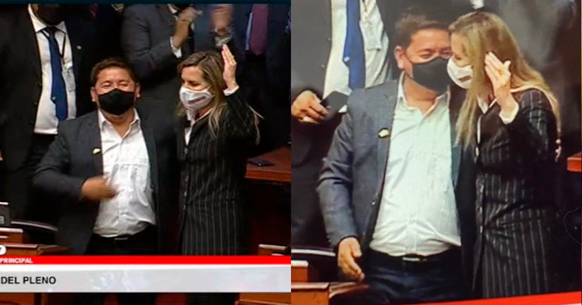 Cuál es el mensaje detrás del abrazo entre Guido Bellido y María del