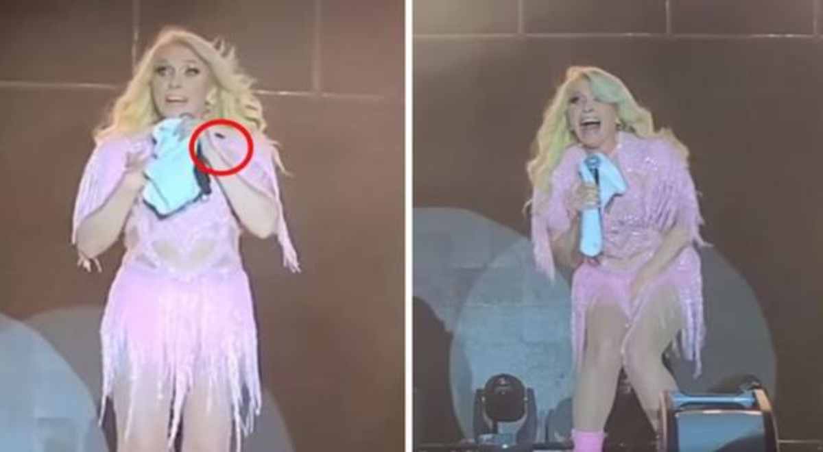 Yuri Descubre Cucaracha En Su Cuello Durante Concierto Y Se Lleva Un