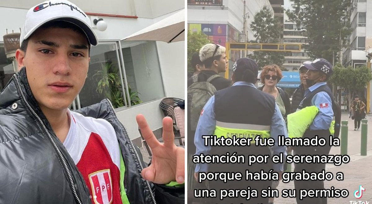 Lima llaman la atención a tiktoker peruano por grabar sin