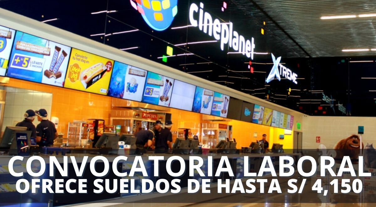 Buscas Empleo Una Conocida Cadena De Cines Ofrece Empleos Con Sueldos