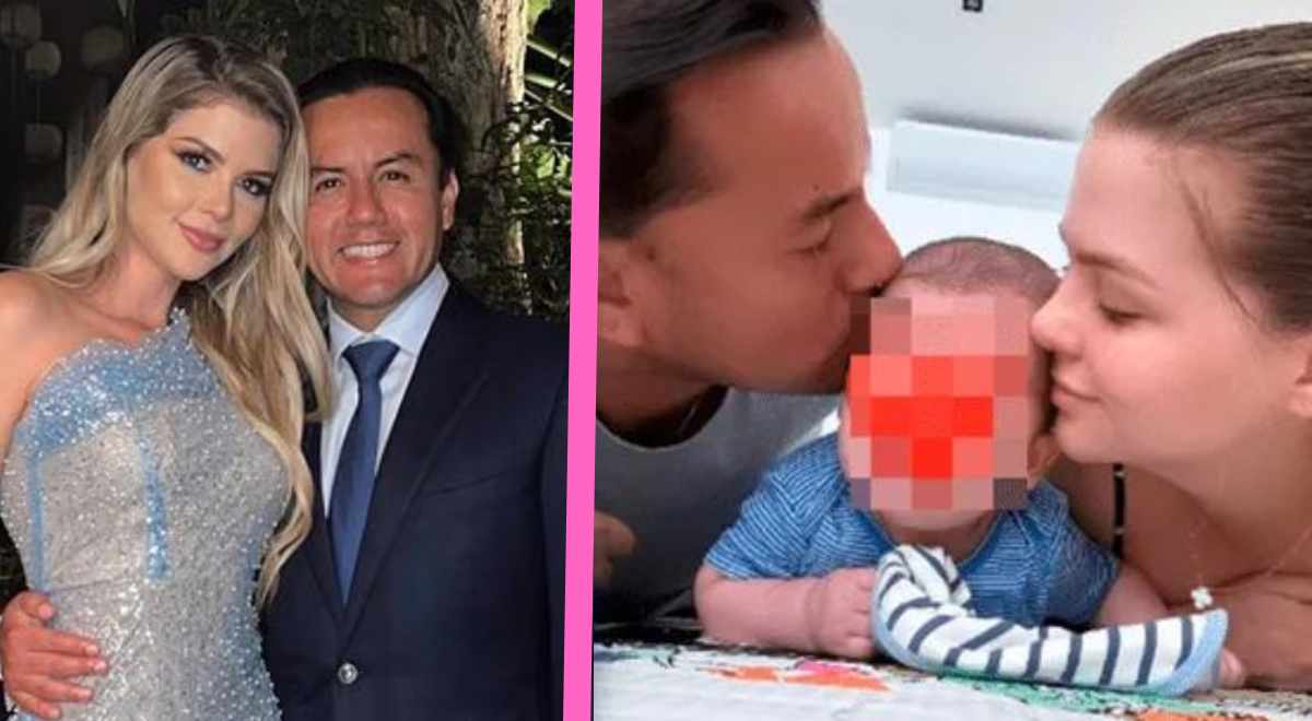 Richard Acuña comparte una TIERNA foto con Brunella Horna y su bebé