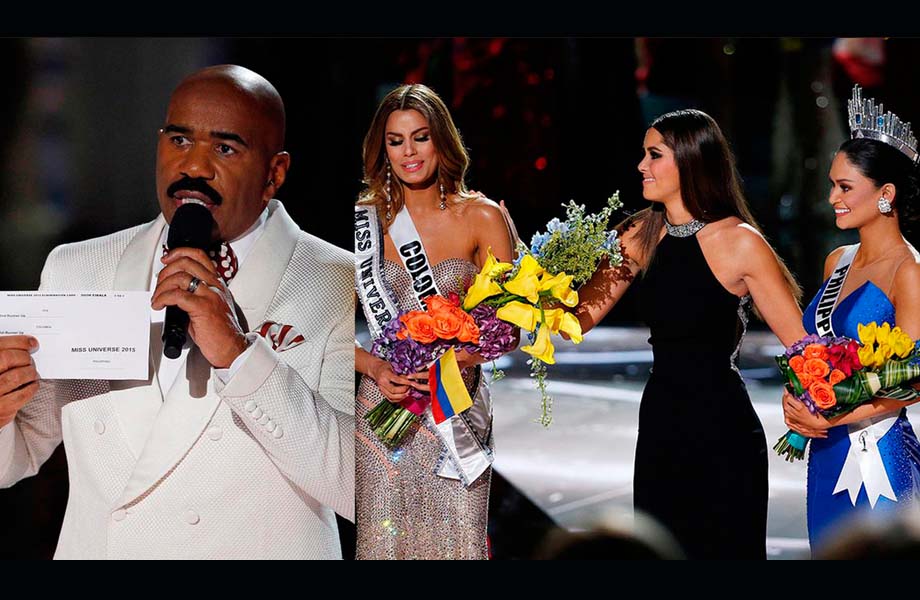 Miss Universo 2015 Cinco Certámenes De Belleza Que También Fueron Polémicos Por El Error Del