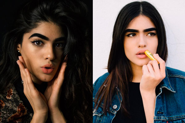 Joven era víctima de bullying por sus cejas pobladas y ahora es una  reconocida modelo [FOTOS]