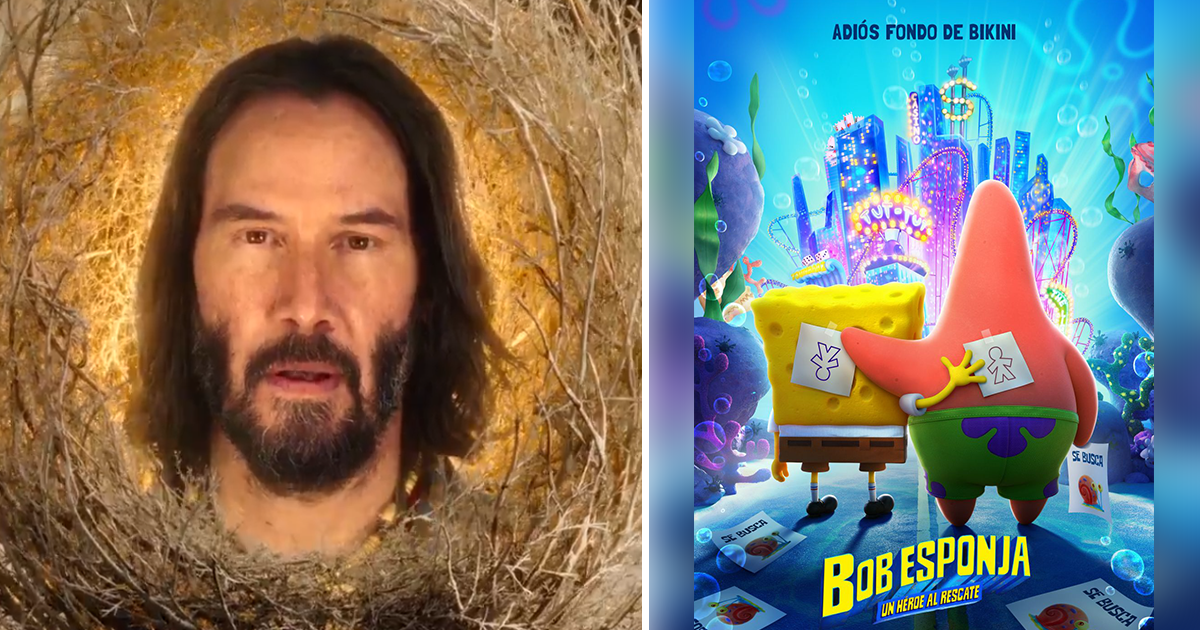 Keanu Reeves será un nuevo personaje en última película de Bob Esponja