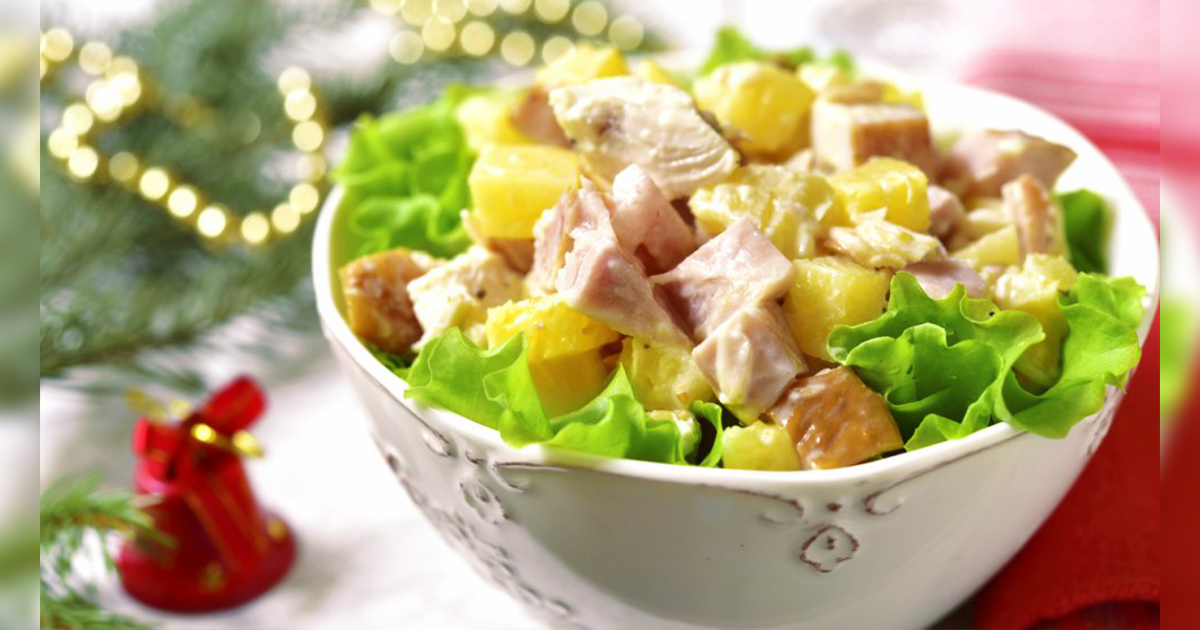 ¿No sabes qué ensalada preparar para Nochebuena? Te enseñamos una con