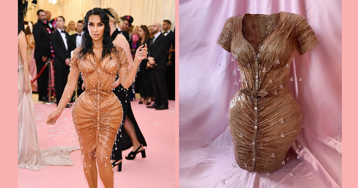 Kim Kardashian felicita a diseñadora que hizo una réplica su vestido de la  MET Gala