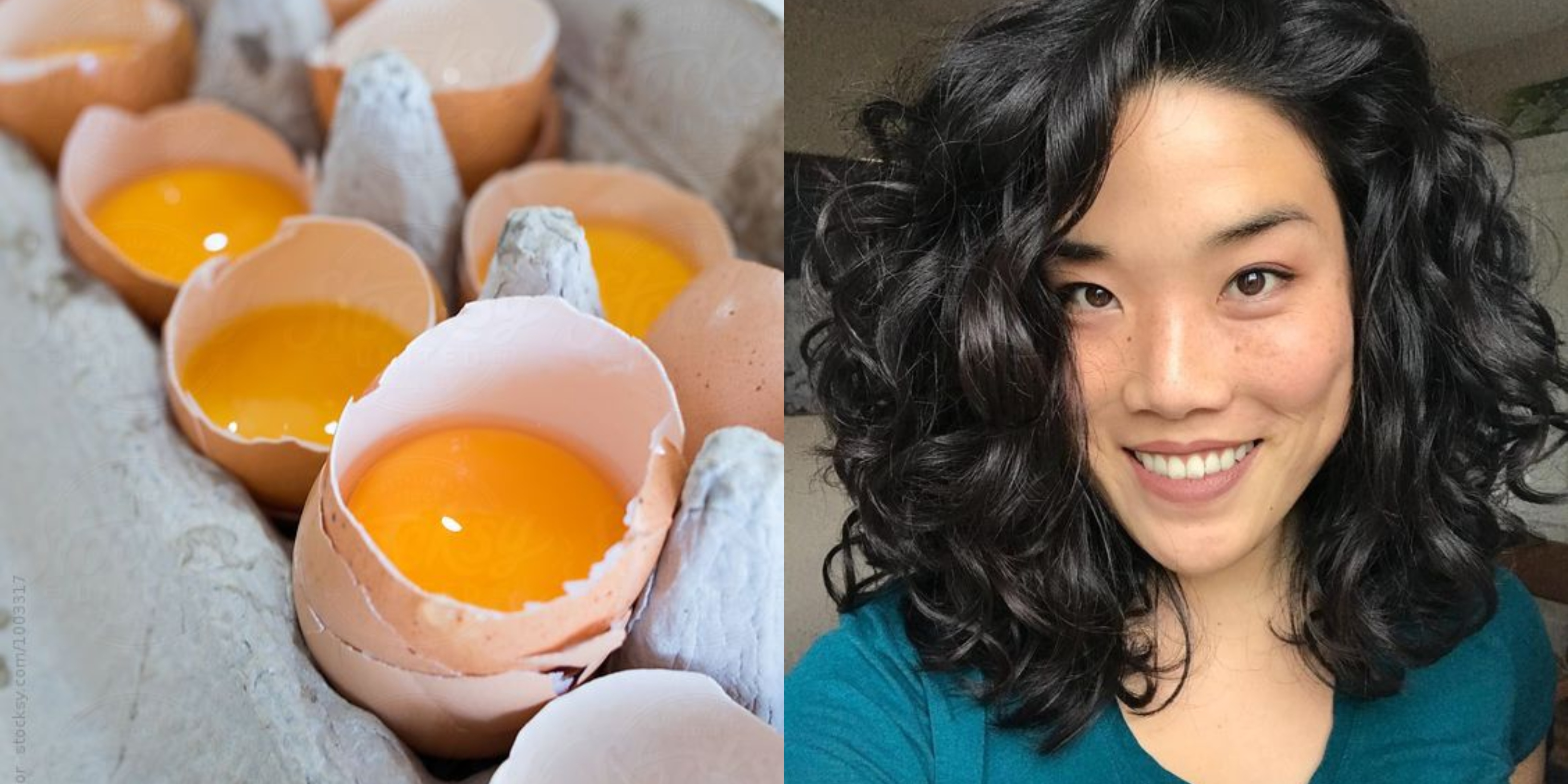Prepara esta mascarilla huevo vinagre hidratar cabello seco