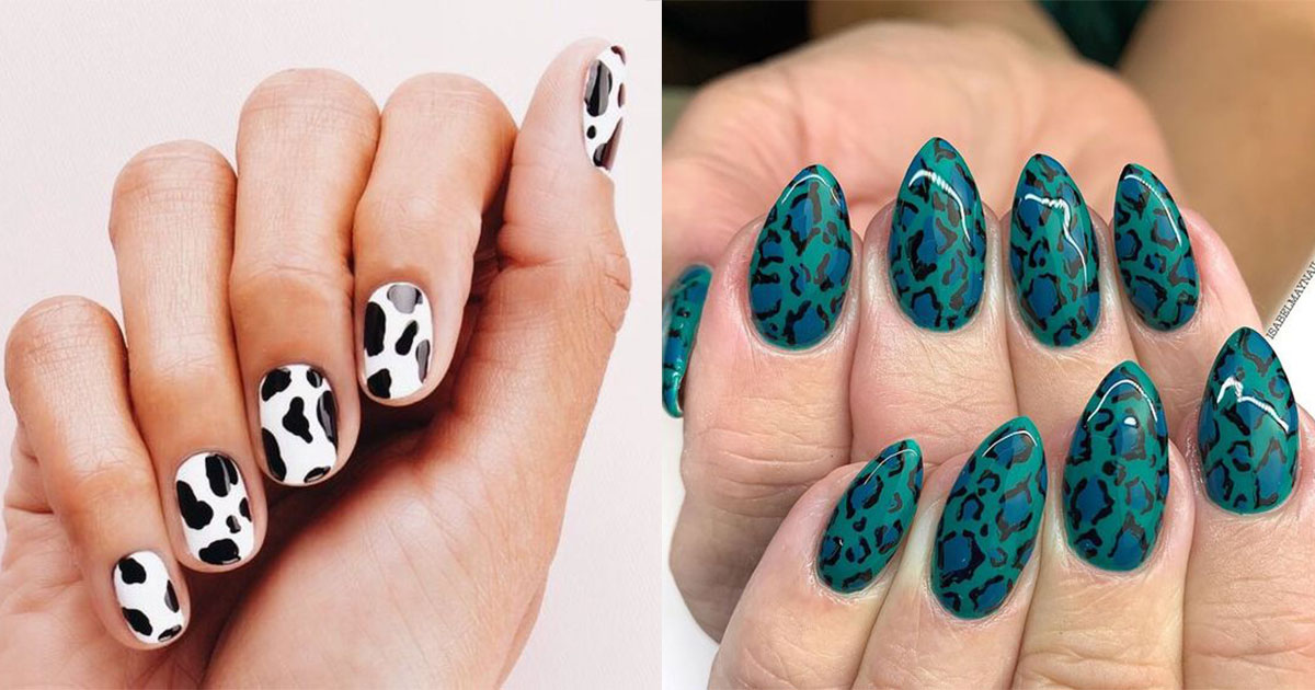 Estos diseños de uñas llevan la tendencia del animal print para marcar la  diferencia