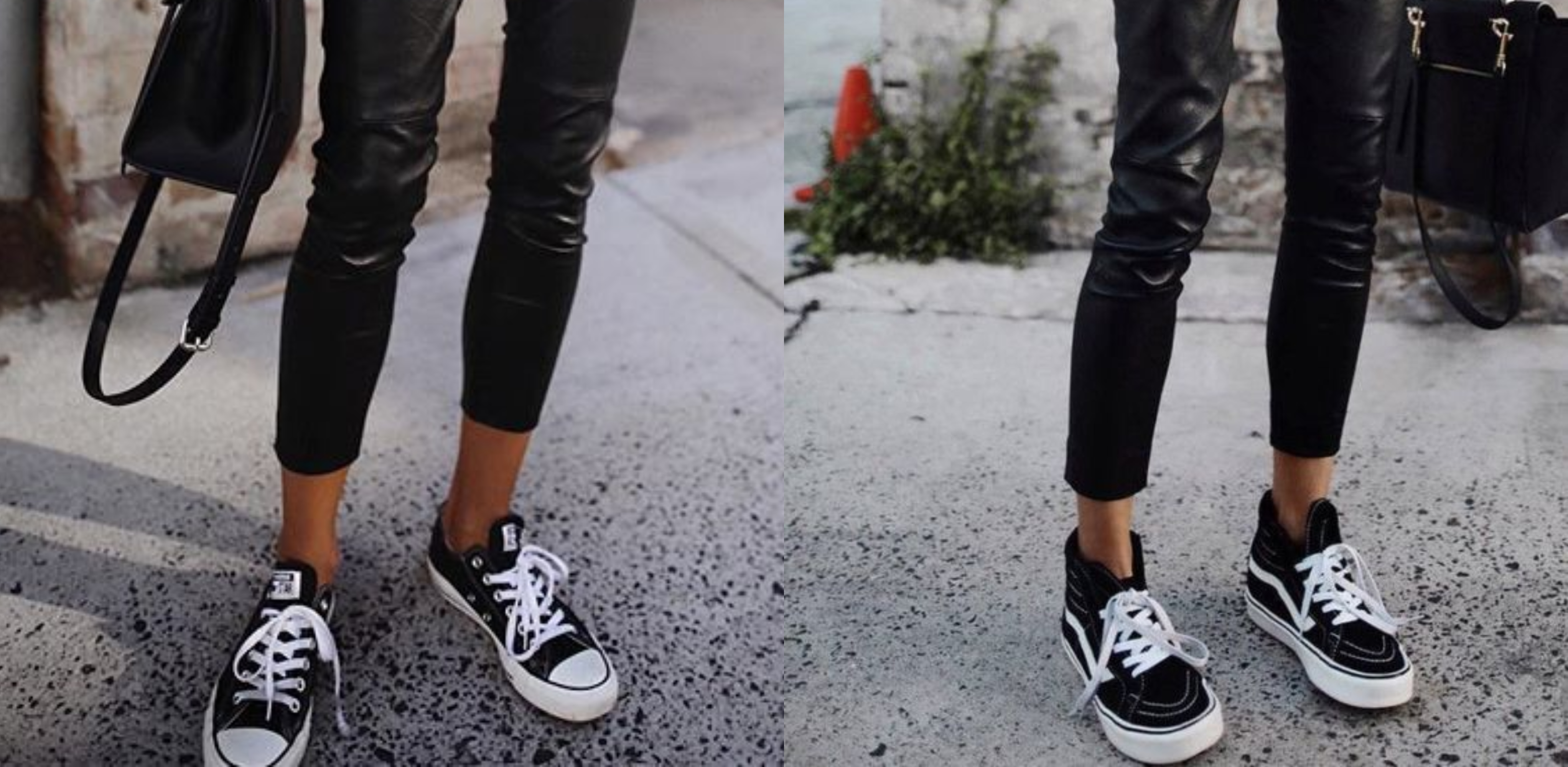Zapatillas negras: 6 modelos puedes usar para complementar cualquier outfit