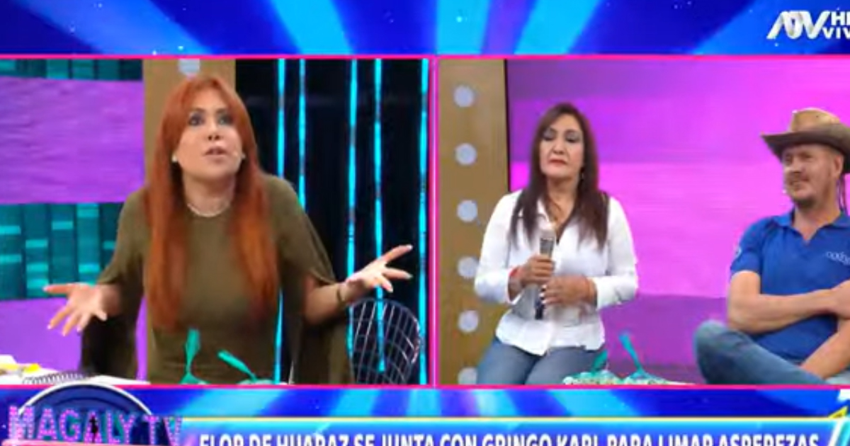 Magaly Medina y Flor de Huaraz protagonizan acalorada discusión EN VIVO
