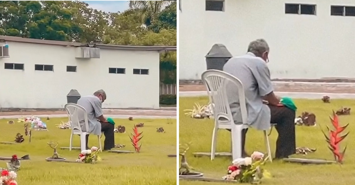 Viral: Adulto mayor visita, desde hace 5 años, a su esposa fallecida en ...