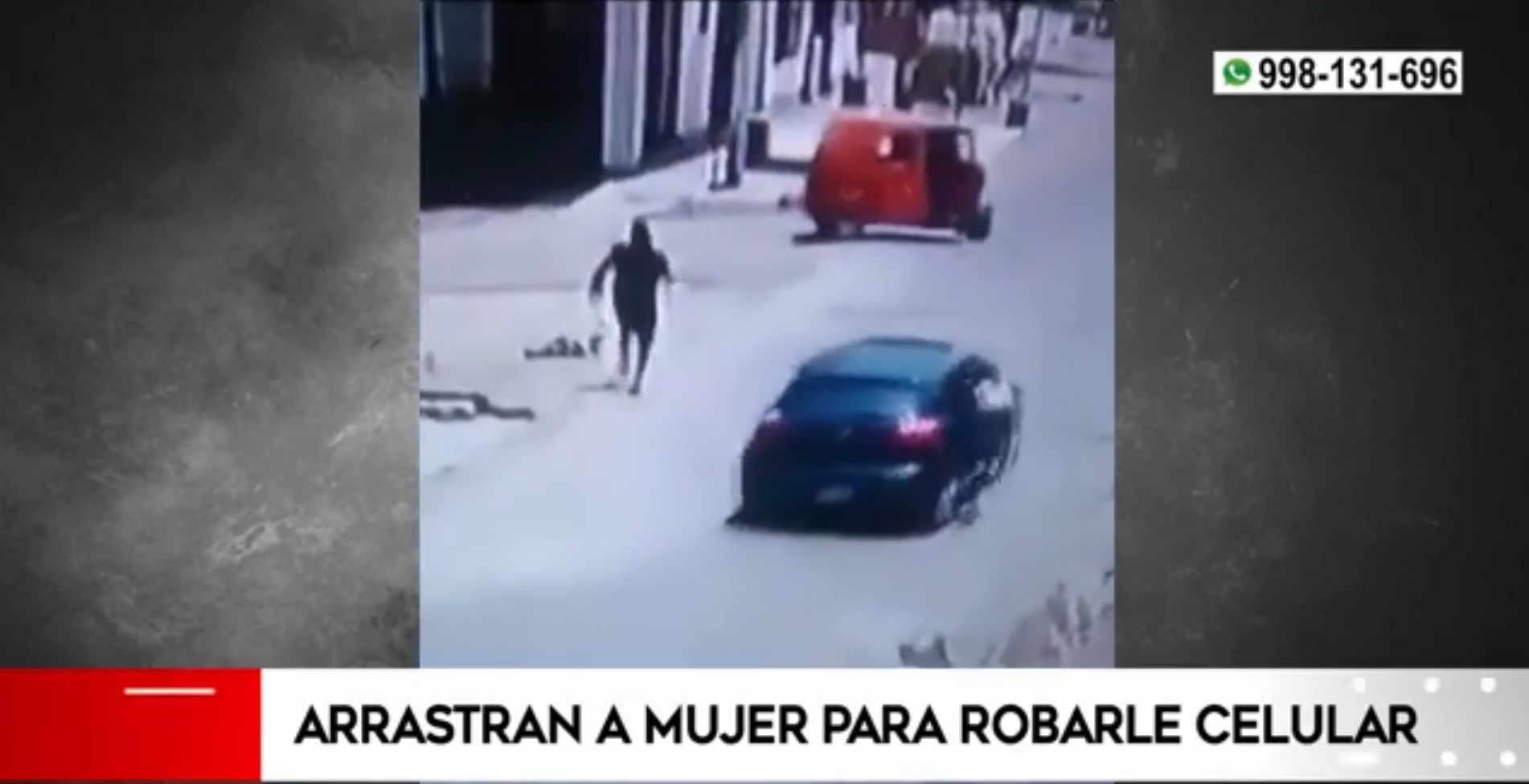 Delincuentes En Auto Arrastran A Una Mujer Para Robarle Sus ...