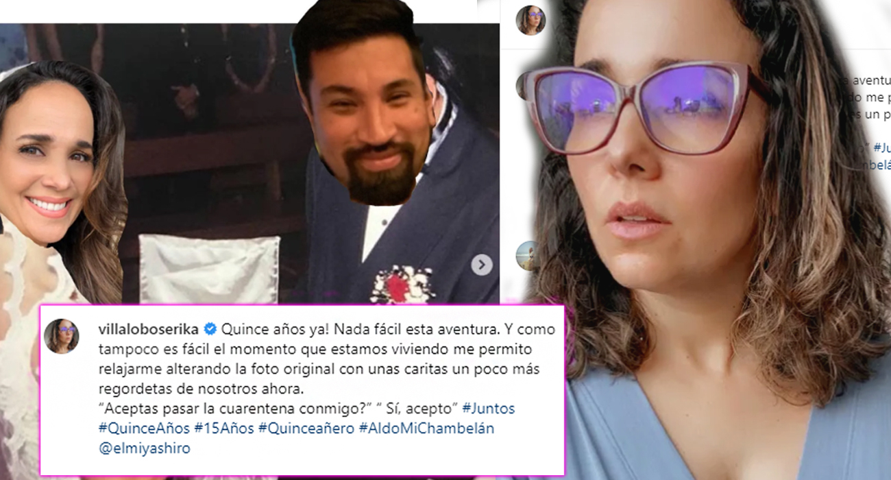 Érika Villalobos Y El Romántico Mensaje Que Le Dedicó A Aldo Miyashiro