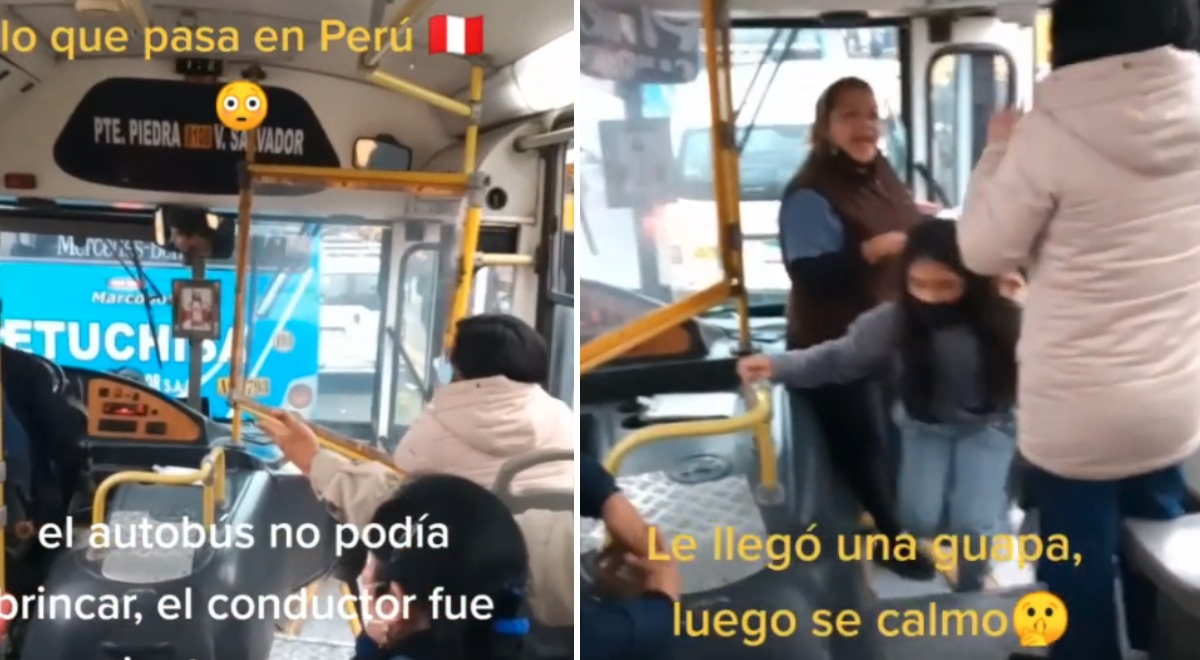 Lima: pasajeros reclaman a chofer por retrasar viaje y cobradora los ...