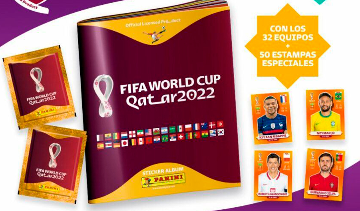 Álbum Panini Mundial Qatar 2022 ¿Dónde comprarlo y cuánto cuesta?