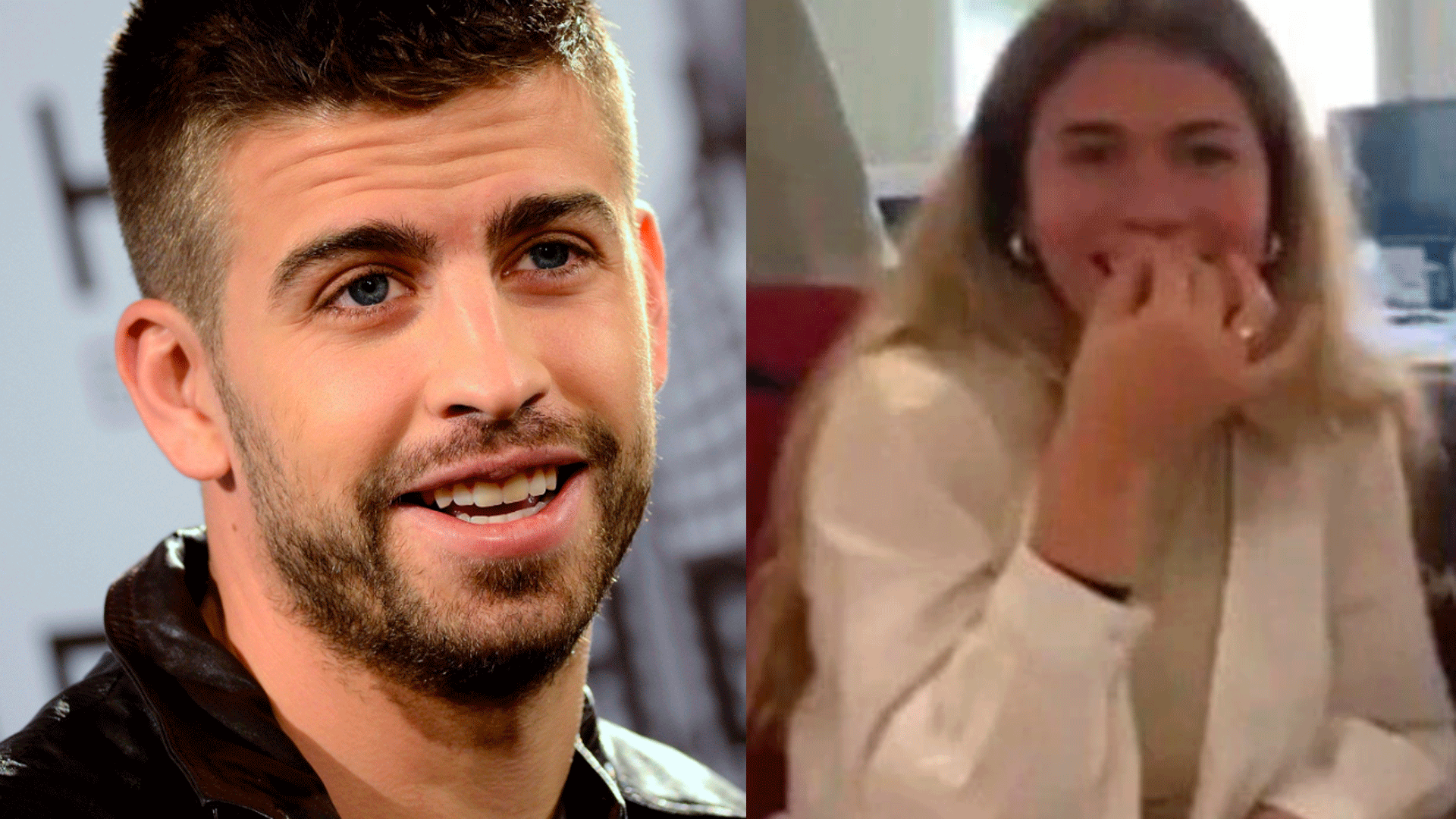 Gerard Piqué y  Clara Chia Marti