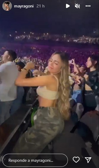 Mayra Goñi define su estilismo militar con desafiante outfit en el concierto  de Daddy Yankee