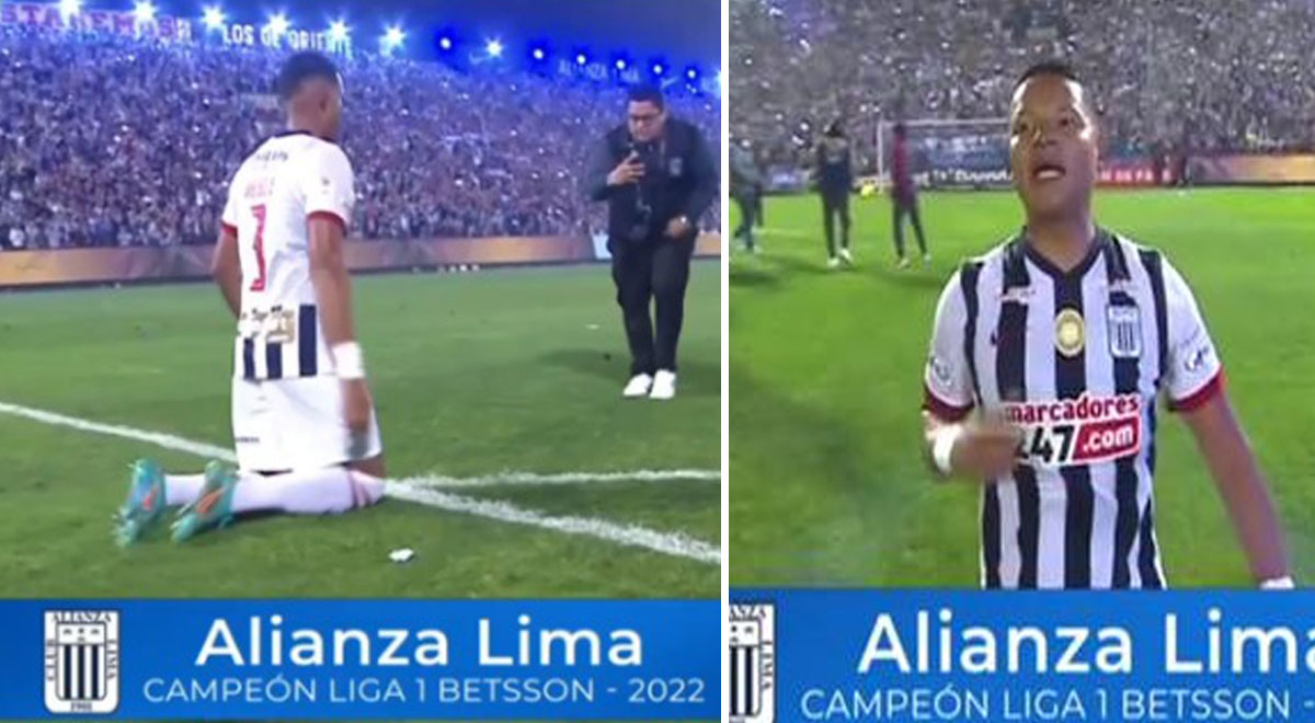 ALIANZA CAMPEÓN Yordi Vílchez camina de rodillas en MATUTE por promesa