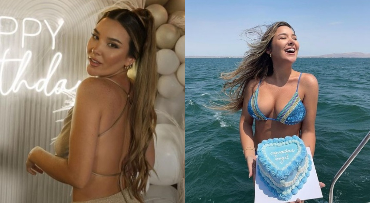 Alessandra Fuller deslumbra como toda una barbie real con vestido