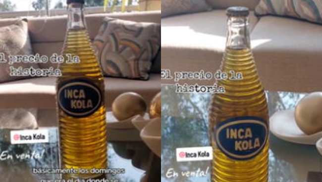 Peruano vende su Inca Kola de 34 años de antigüedad a una exorbitante ...