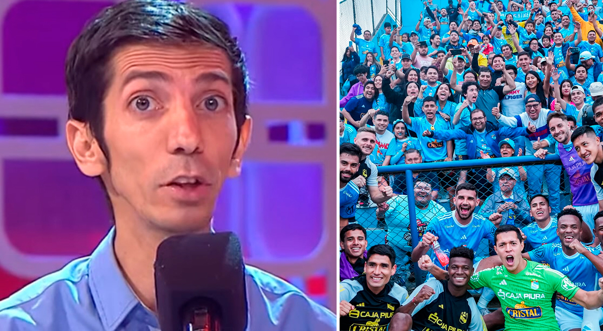 ¿Se le salió la camiseta? Giancarlo Granda sorprendido por Sporting