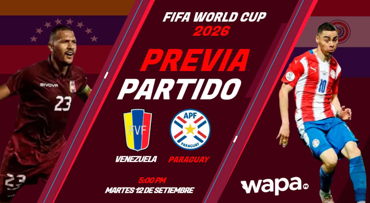 Venezuela vs. Paraguay en vivo hoy canales para ver el partido ONLINE