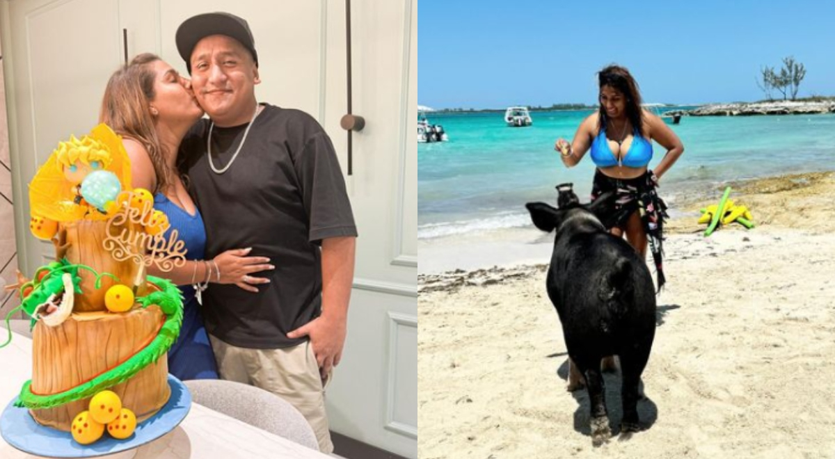 Melissa Gonzales, esposa de Jorge Luna, se adueña del PARAÍSO CARIBEÑO
