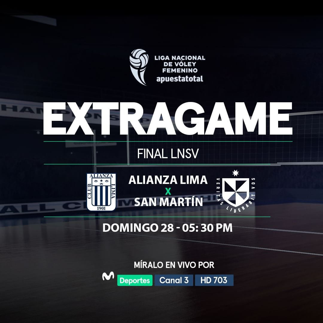 Alianza Lima vs. San Martín: gran final de voley femenino.