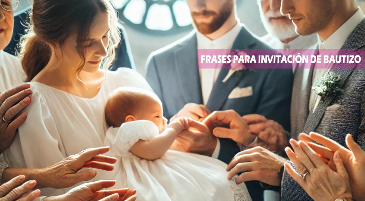 Frases para invitación de bautizo: 50 ideas BONITAS para hacer tus ...