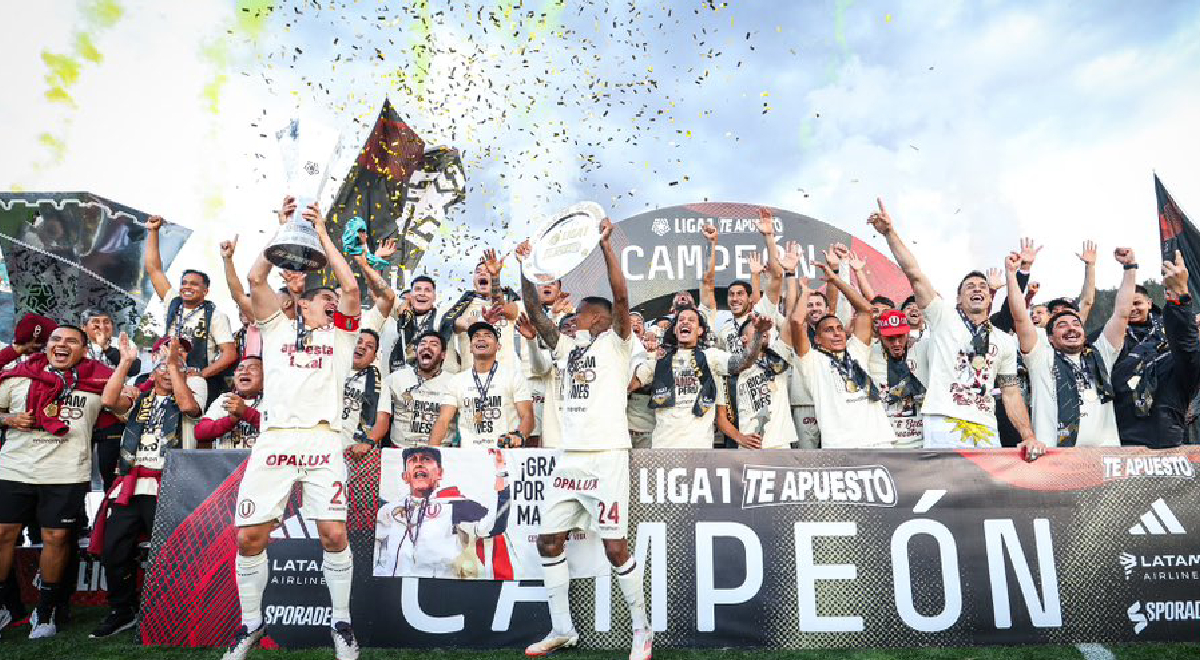 Universitario de Deportes se coronó campeón nacional de la temporada 2024.