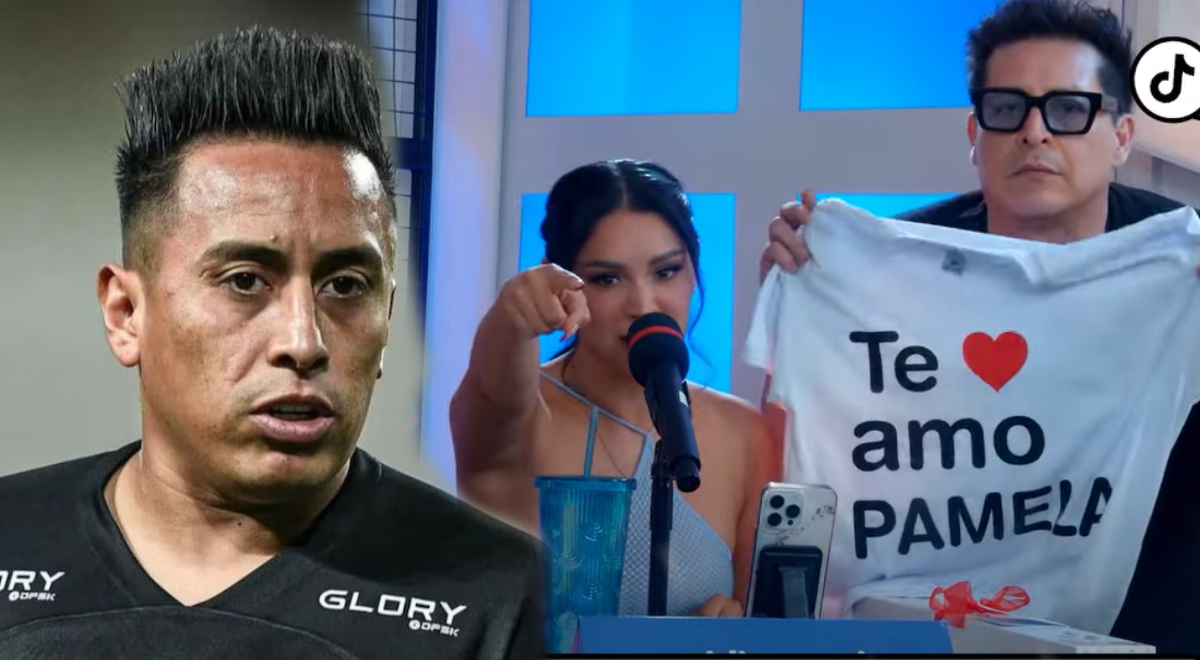 Pamela Franco obliga a Cueva cumplir con reto de usar polo con frase 'Te amo, Pamela': "Te lo pones porque te lo pones"