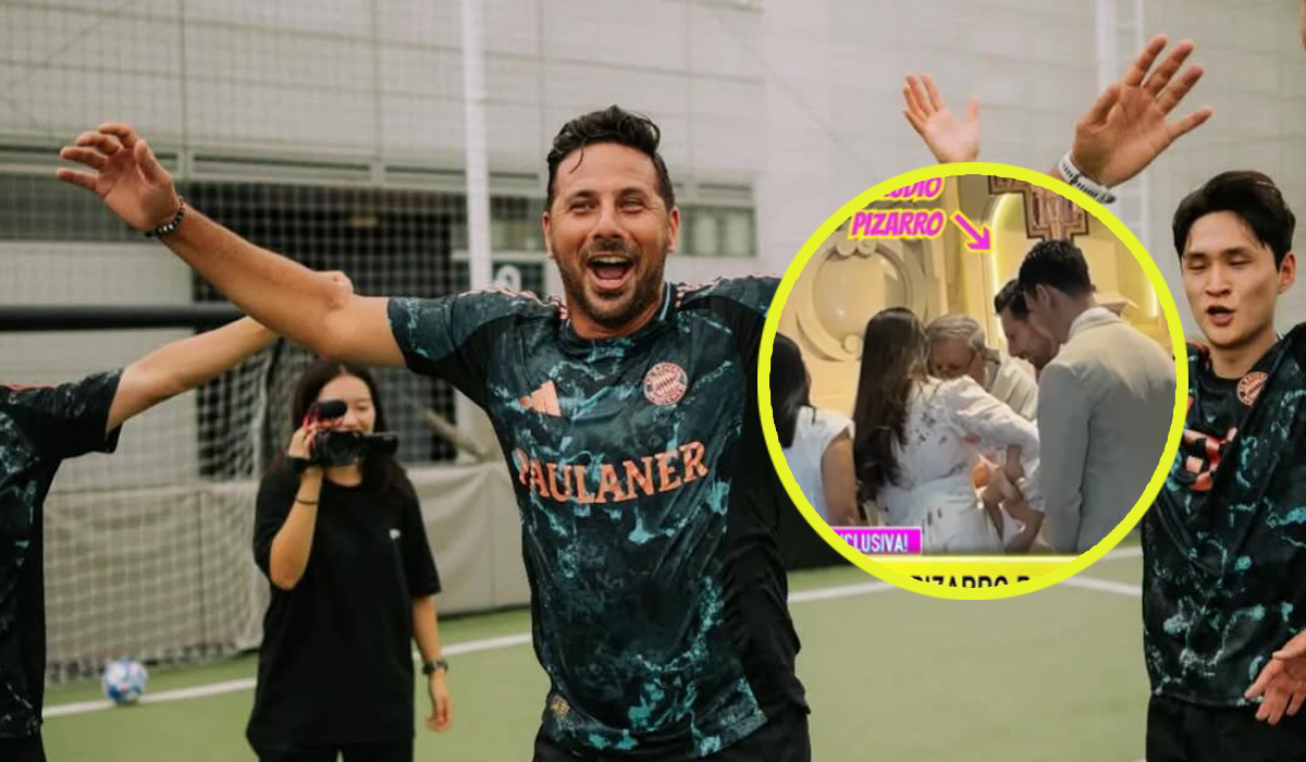 Claudio Pizarro celebra bautizo íntimo en Lima y deja entrever matrimonio