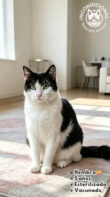 Hermosa de felina de 5 años lista para dar amor.